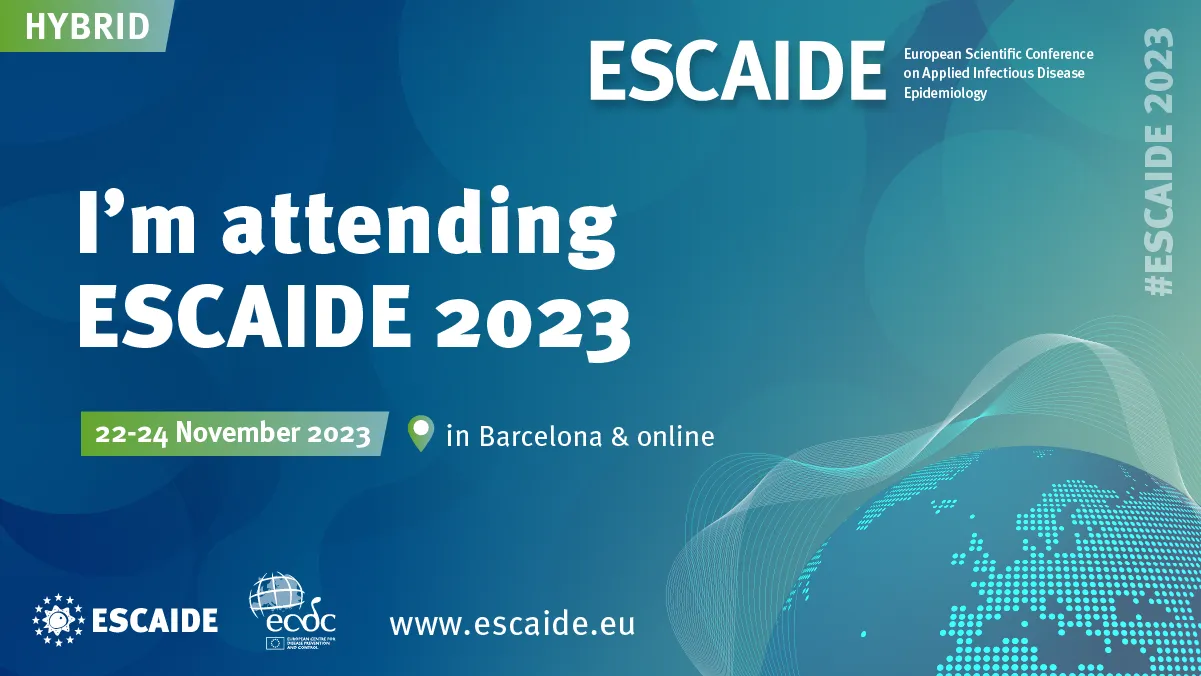 Twitter: I'm attending ESCAIDE 2023