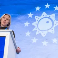 Maria Wessman at Plenary E of ESCAIDE 2024