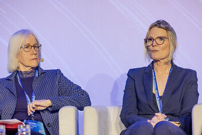 Andrea Wuerz and Bolette Søberg at thematic session 5