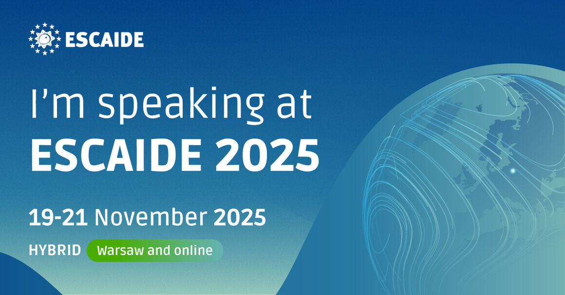 I am speaking at ESCAIDE 2025