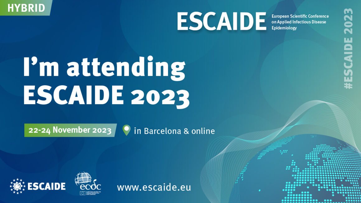 Twitter: I'm attending ESCAIDE 2023