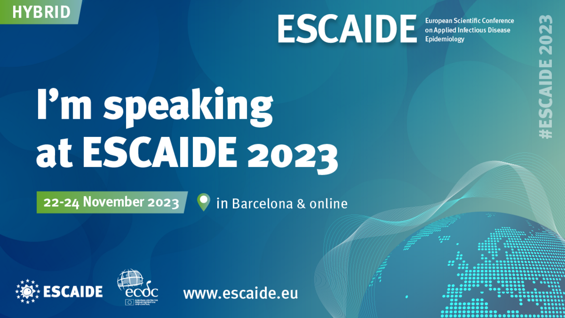 Twitter: I'm speaking at ESCAIDE 2023