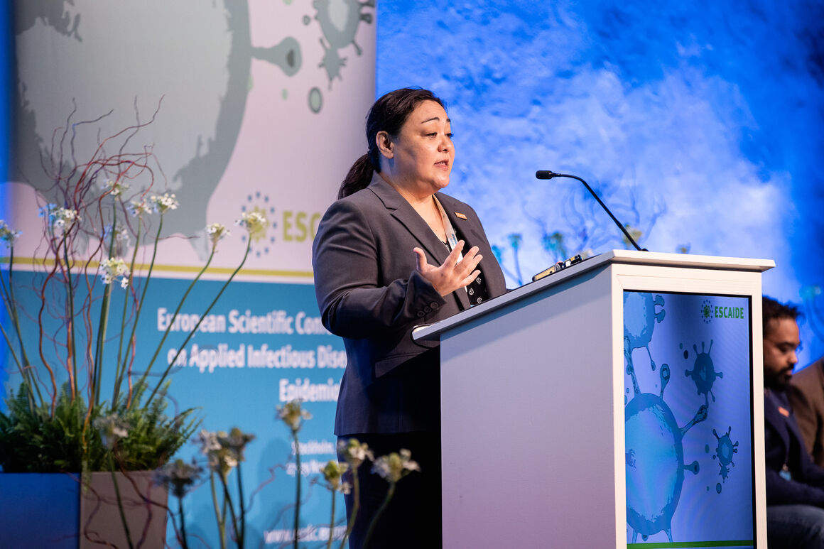 A presenter of a session at ESCAIDE