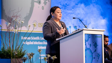 A presenter of a session at ESCAIDE